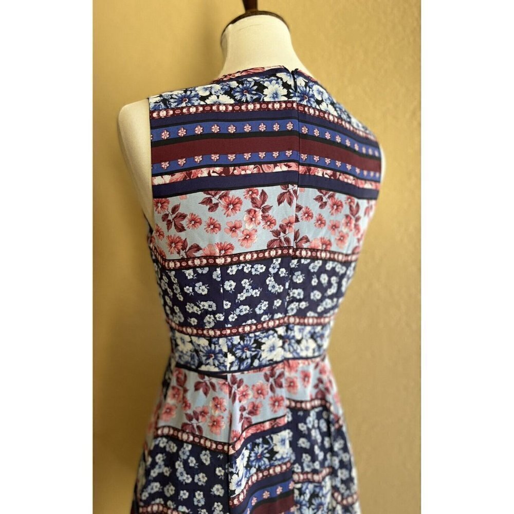 Maison Jules Womens Floral Printed Fit & Flare Dress Size S XL - Picture 12 of 12